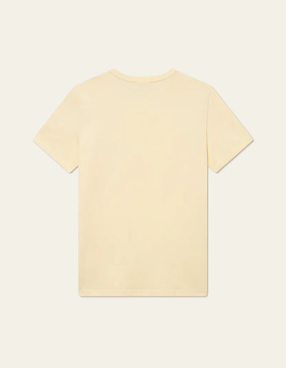 Les Deux | T-shirt " Nørregaard"  - Jaune pâle