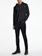 John Varvatos | Manteau en jean à capuchon - Noir