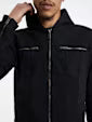 John Varvatos | Manteau en jean à capuchon - Noir