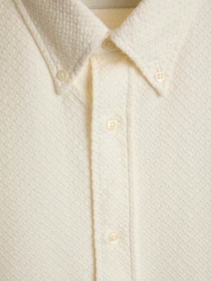 OLIVER SPENCER | Chemise en coton texturé "Brook" - Écru