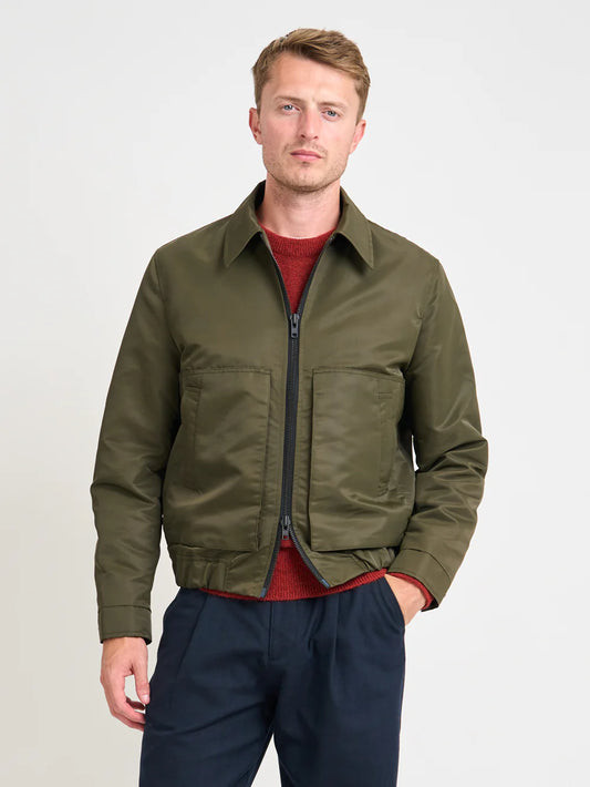 Oliver Spencer | Veste bomber Arlington - Foster Green