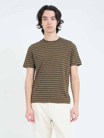 Oliver Spencer | T-shirt rayé "Conduit" - Brun