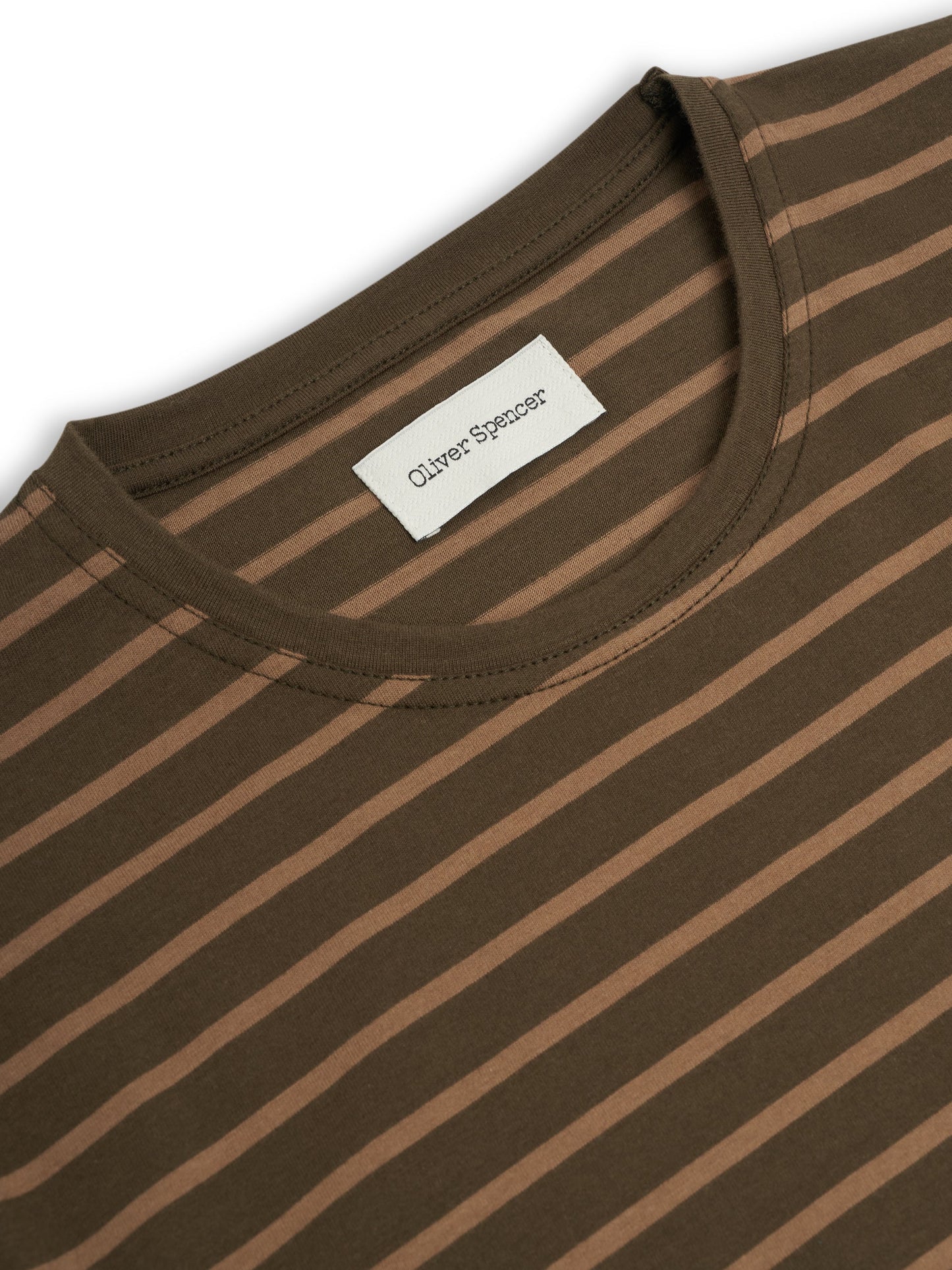 Oliver Spencer | T-shirt rayé "Conduit" - Brun