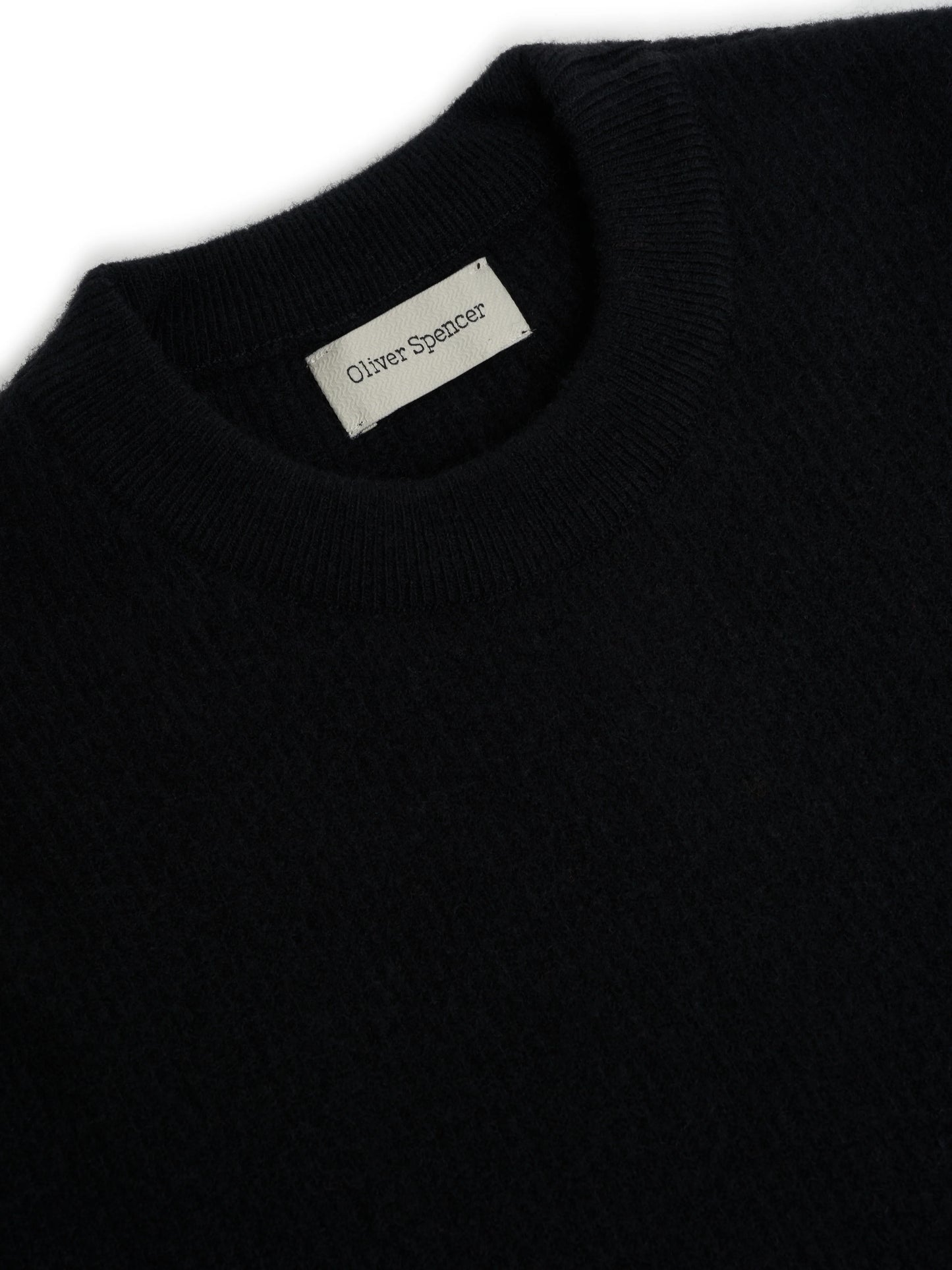 Oliver Spencer | Pull à col rond "Blenheim Overton" - Noir