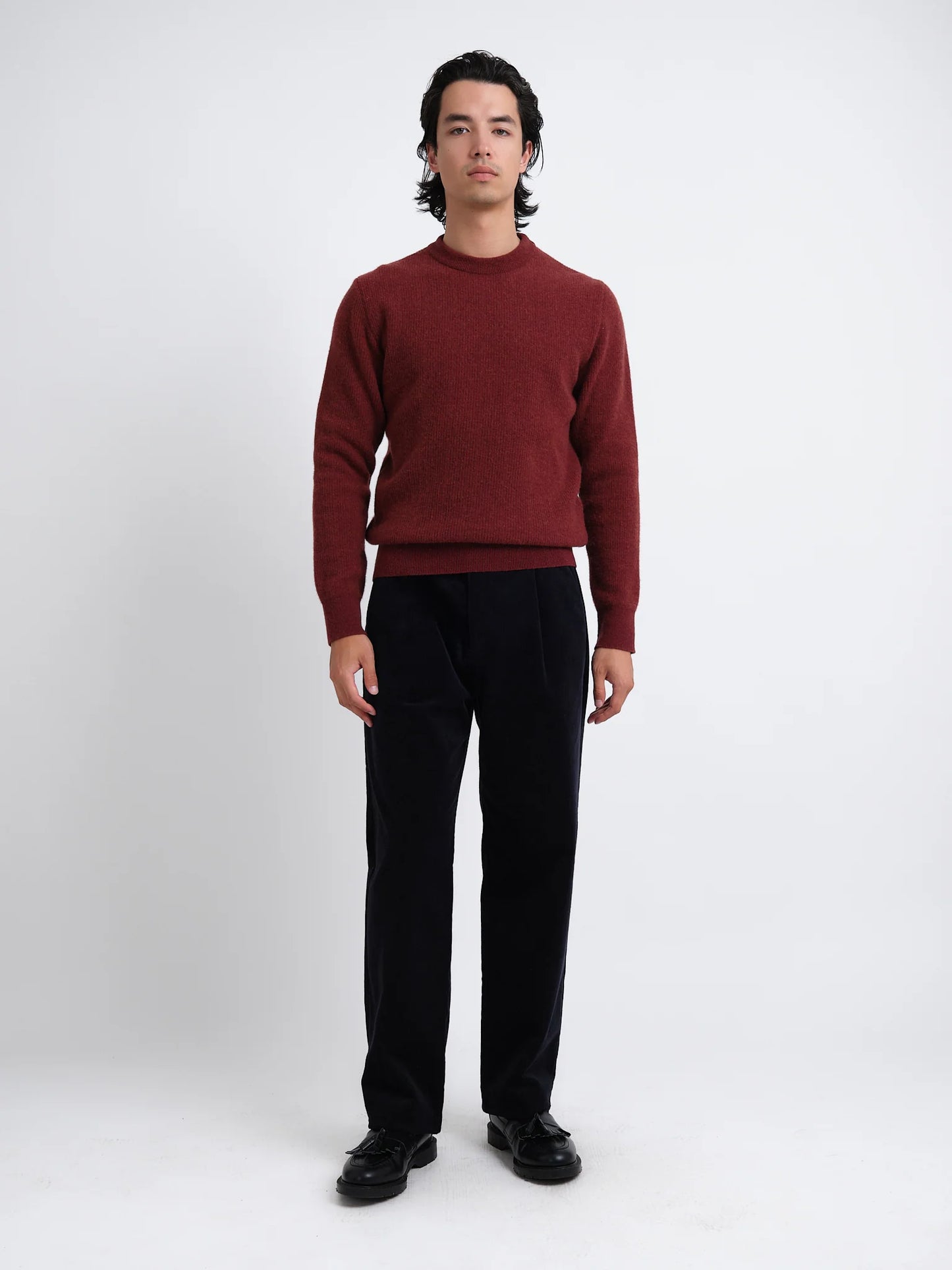 Oliver Spencer | Pull à col rond "Blenheim Overton" - Rouge