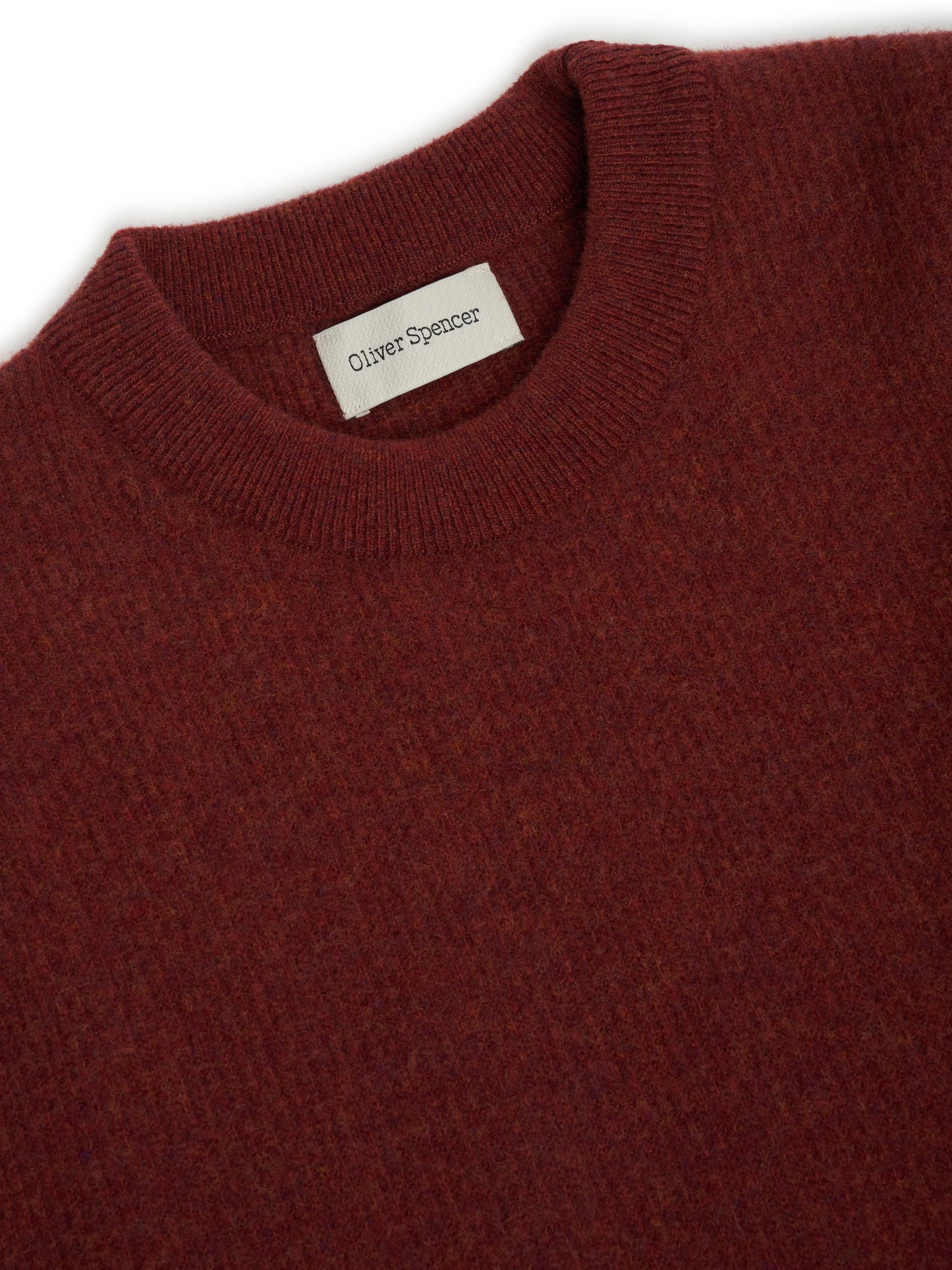 Oliver Spencer | Pull à col rond "Blenheim Overton" - Rouge