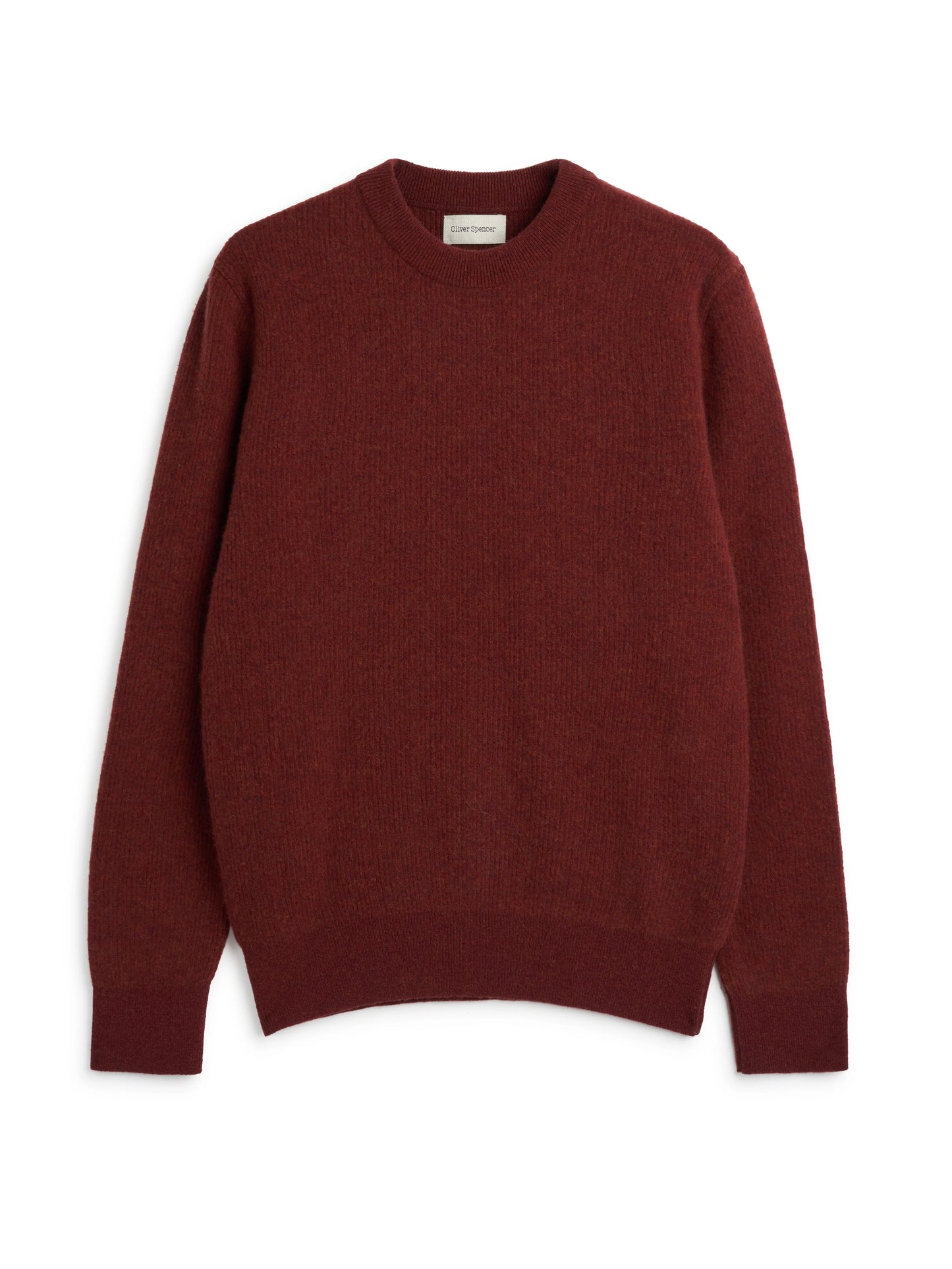 Oliver Spencer | Pull à col rond "Blenheim Overton" - Rouge