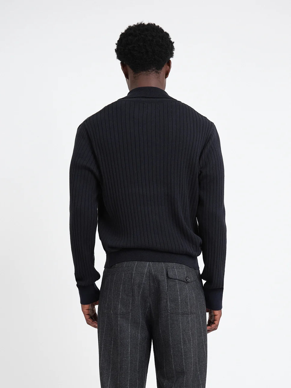 Oliver Spencer | Polo en tricot "Pablo" - Bleu marin Eversley