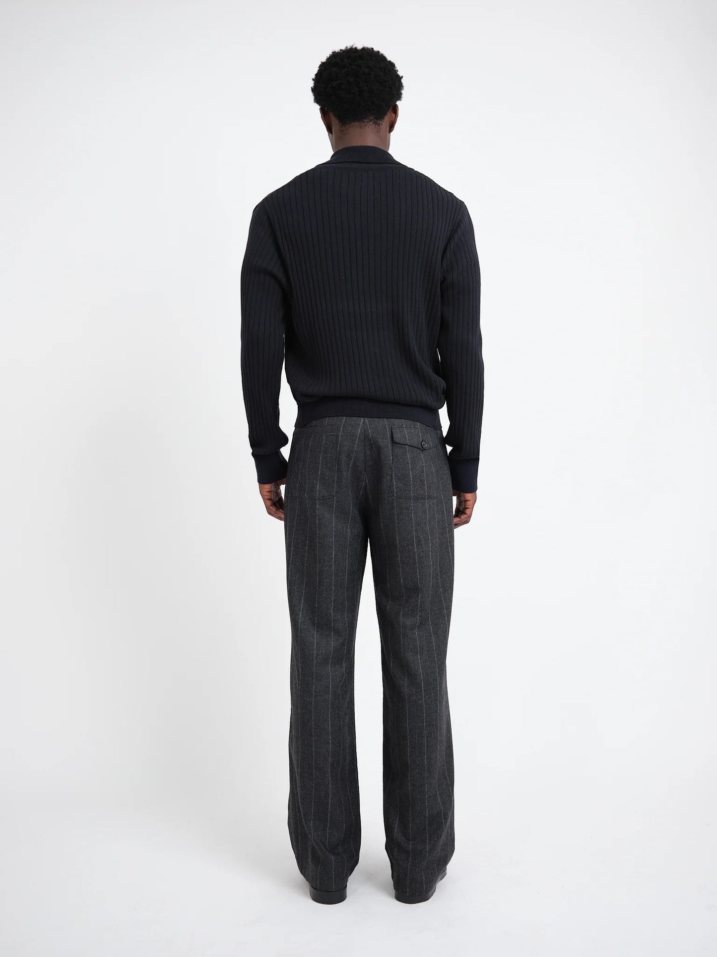 Oliver Spencer | Polo en tricot "Pablo" - Bleu marin Eversley