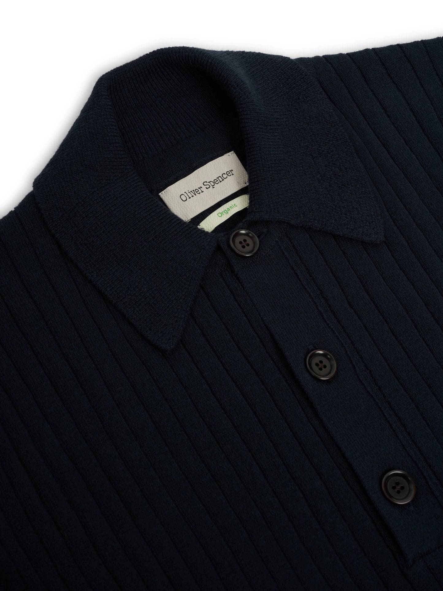 Oliver Spencer | Polo en tricot "Pablo" - Bleu marin Eversley