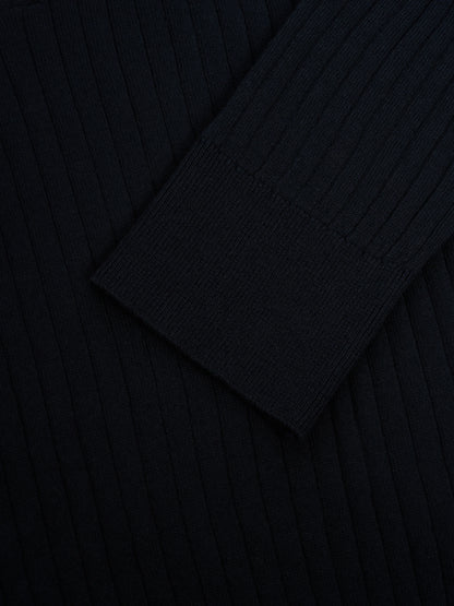 Oliver Spencer | Polo en tricot "Pablo" - Bleu marin Eversley