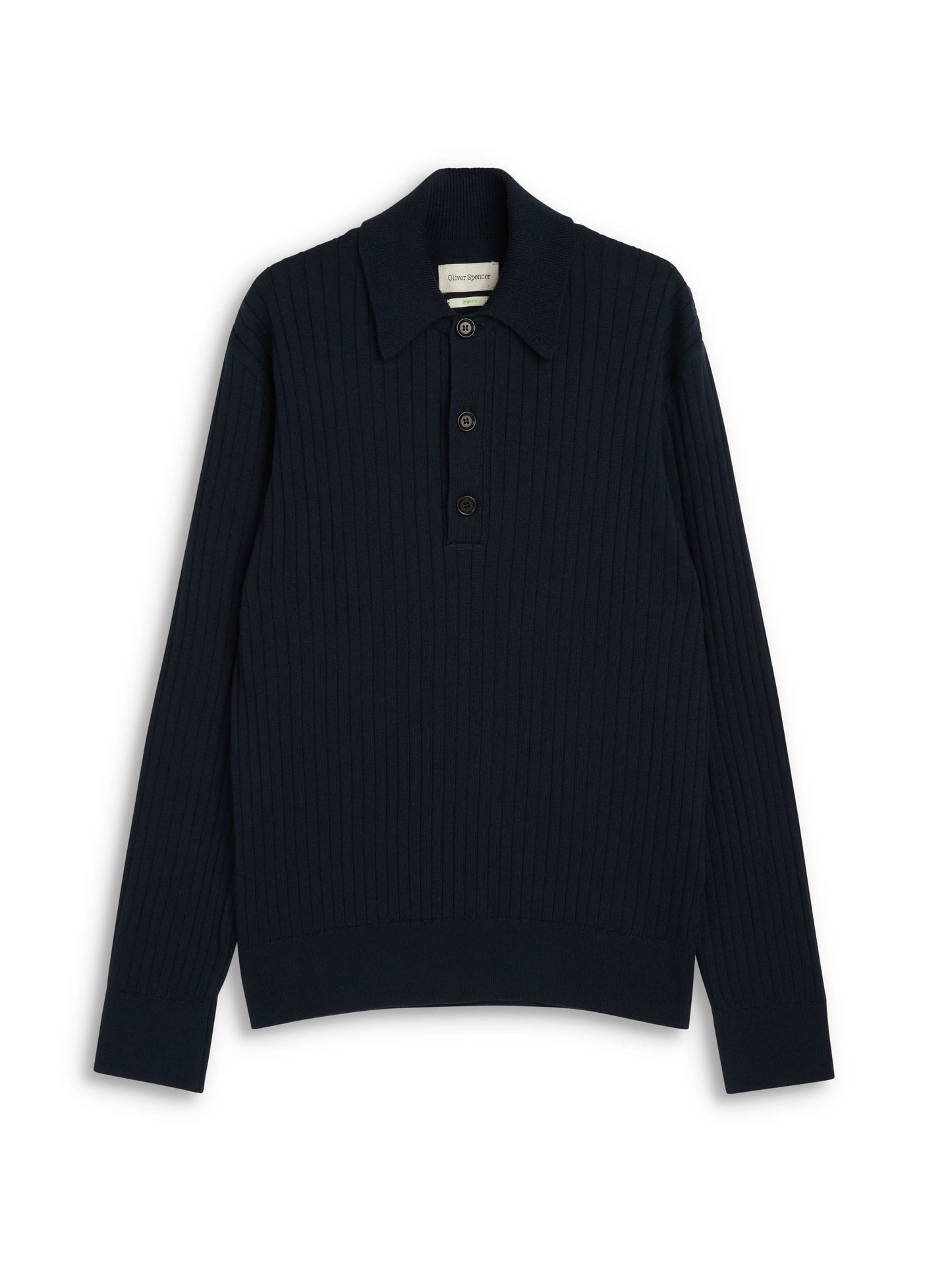 Oliver Spencer | Polo en tricot "Pablo" - Bleu marin Eversley