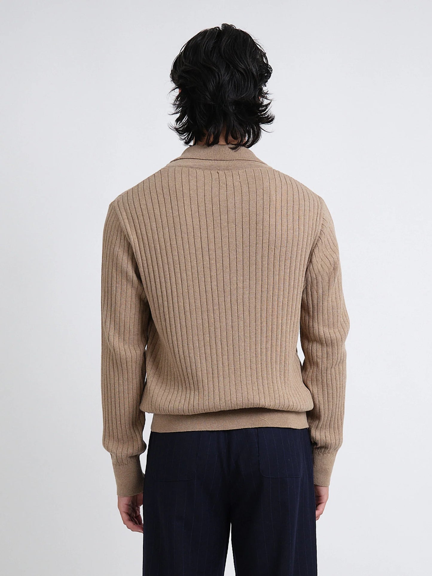 Oliver Spencer | Polo en tricot "Pablo" - Sable Eversley