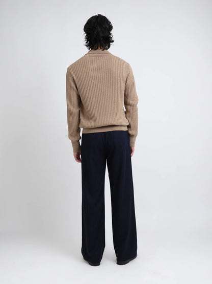 Oliver Spencer | Polo en tricot "Pablo" - Sable Eversley