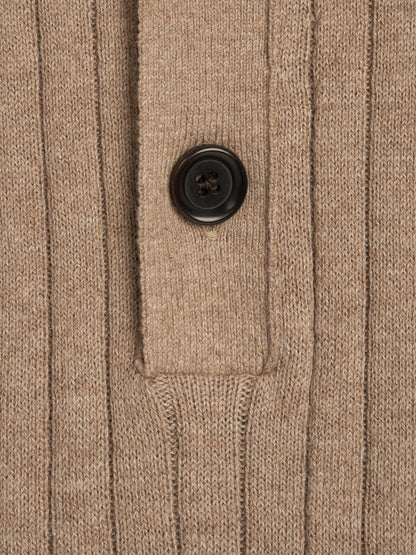 Oliver Spencer | Polo en tricot "Pablo" - Sable Eversley
