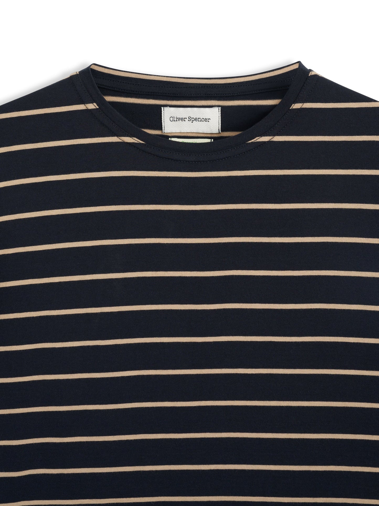 Oliver Spencer | T-shirt rayé "Box" - Noir