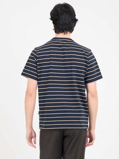 Oliver Spencer | T-shirt rayé "Box" - Noir