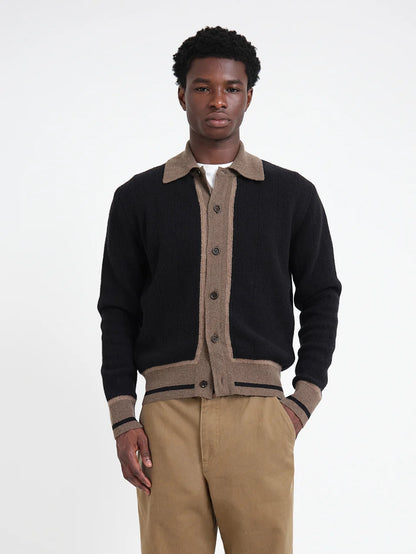 Oliver Spencer | Cardigan en tricot "Britten" - Noir