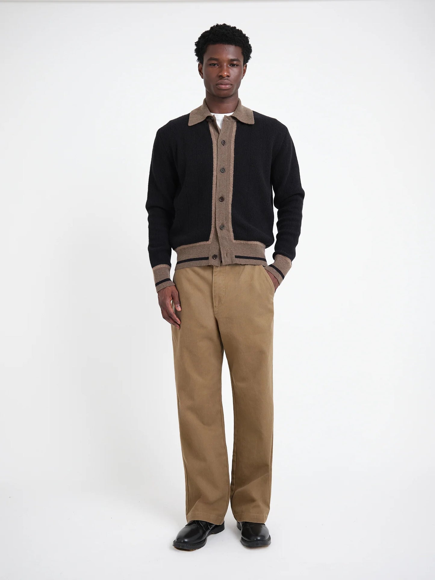 Oliver Spencer | Cardigan en tricot "Britten" - Noir