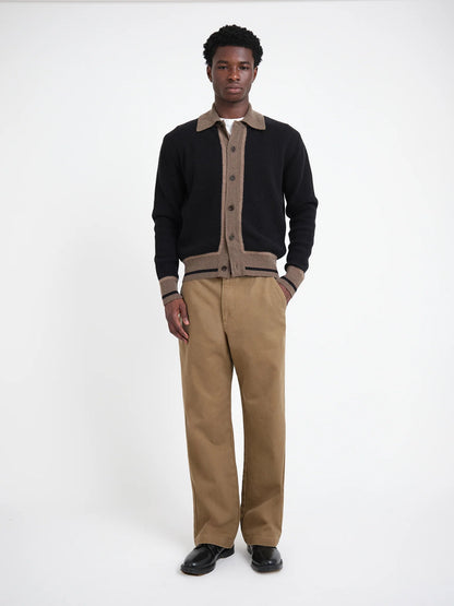 Oliver Spencer | Cardigan en tricot "Britten" - Noir