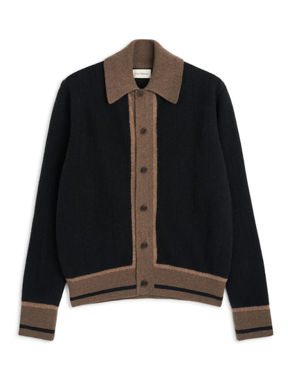 Oliver Spencer | Cardigan en tricot "Britten" - Noir