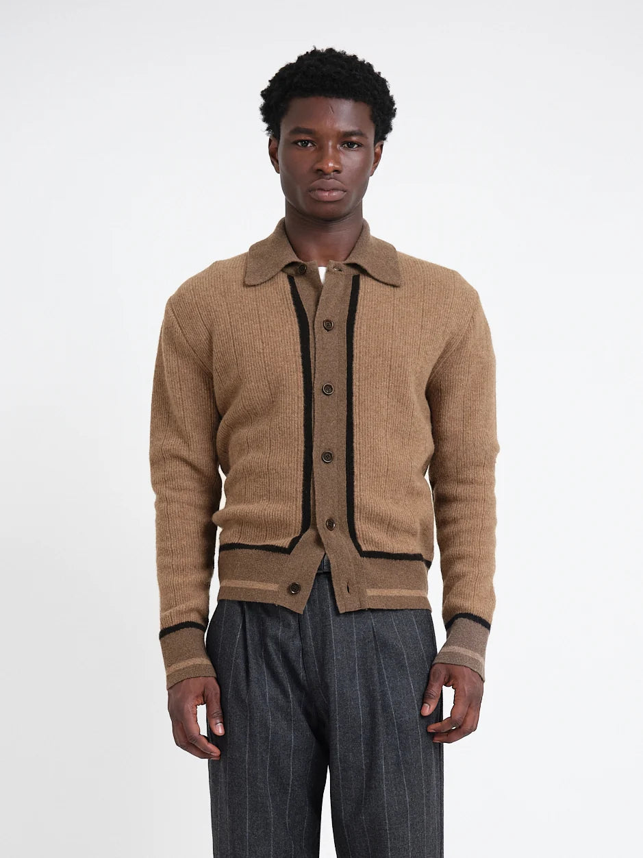 Oliver Spencer | Cardigan en tricot "Britten" - Beige