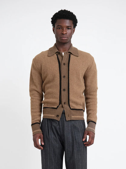 Oliver Spencer | Cardigan en tricot "Britten" - Beige