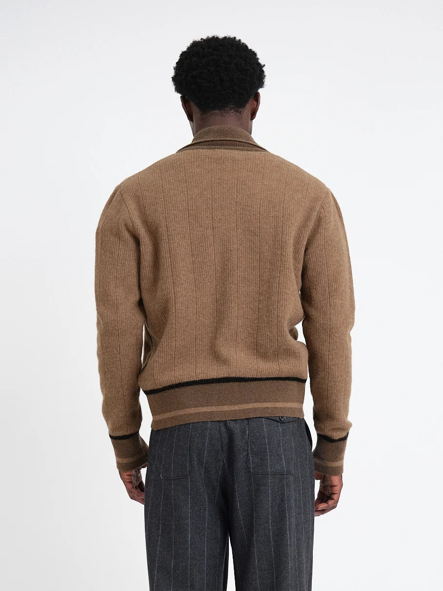 Oliver Spencer | Cardigan en tricot "Britten" - Beige