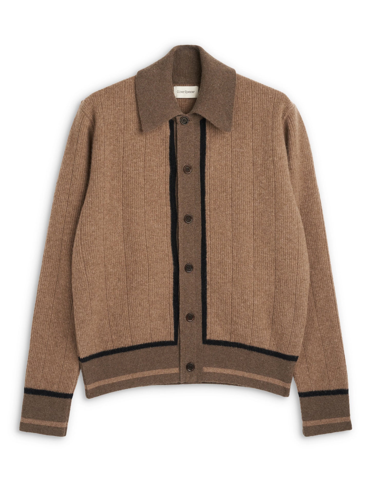 Oliver Spencer | Cardigan en tricot "Britten" - Beige