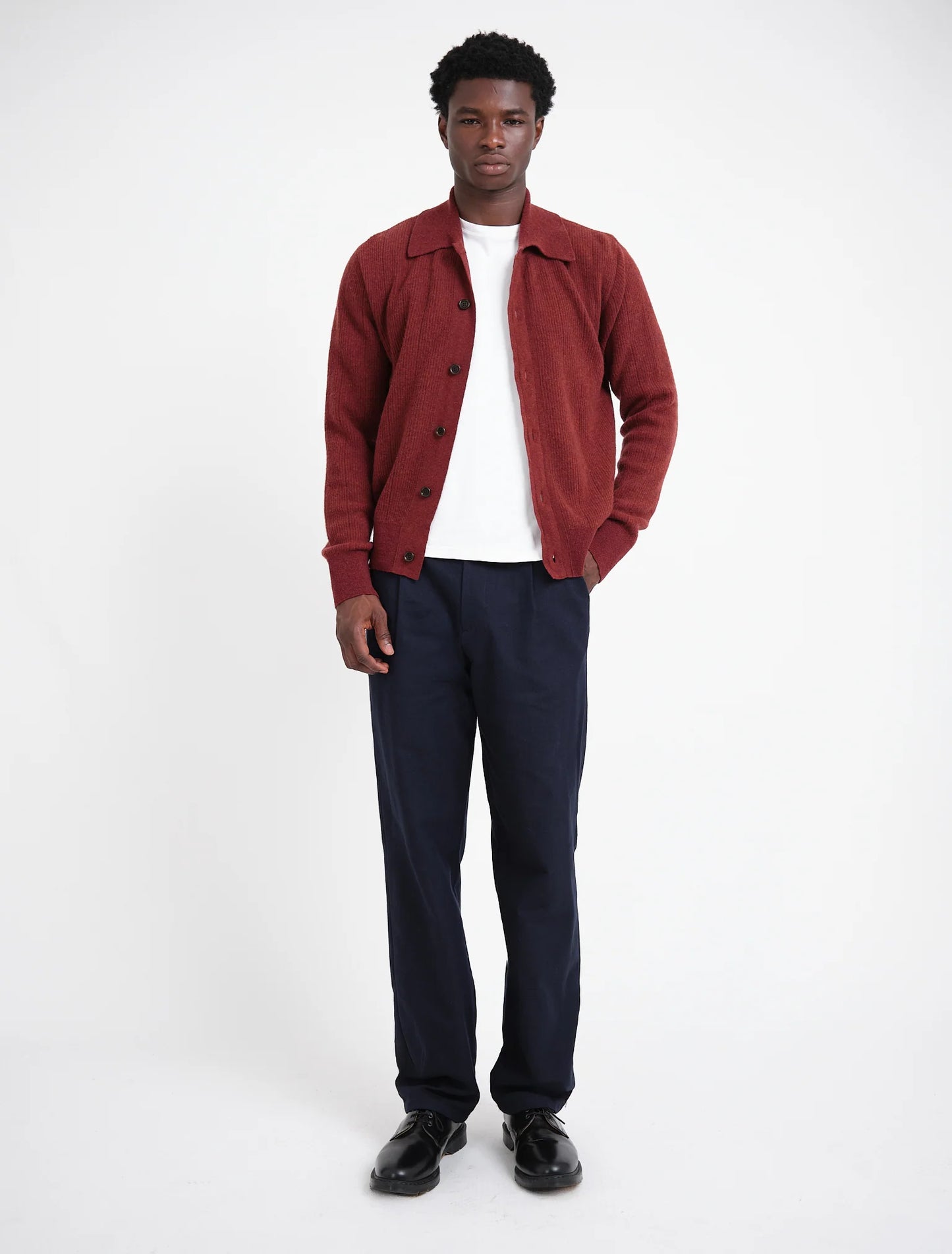 Oliver Spencer | Cardigan en tricot "Britten" - Rouge