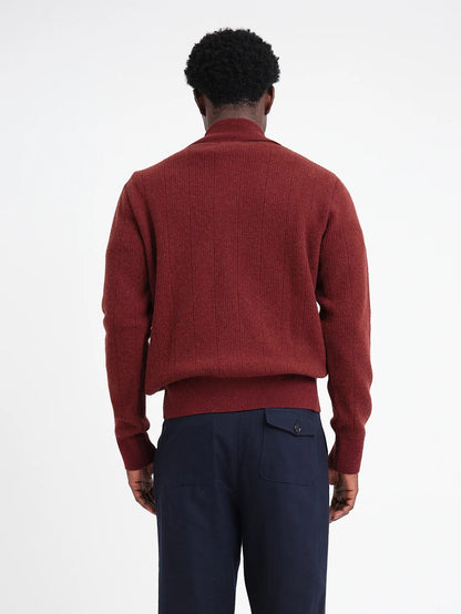 Oliver Spencer | Cardigan en tricot "Britten" - Rouge