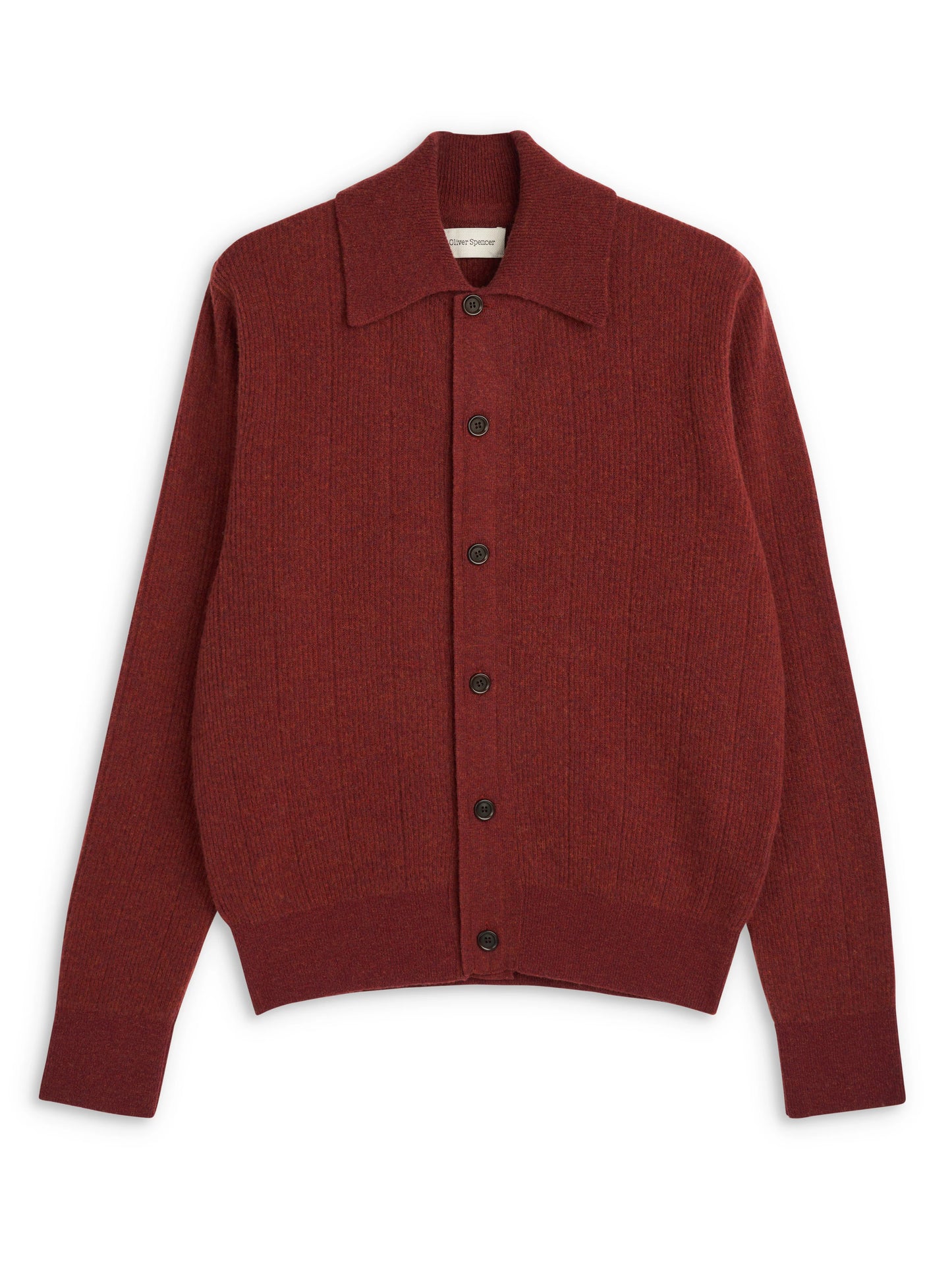 Oliver Spencer | Cardigan en tricot "Britten" - Rouge