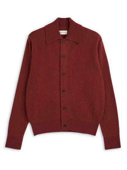 Oliver Spencer | Cardigan en tricot "Britten" - Rouge