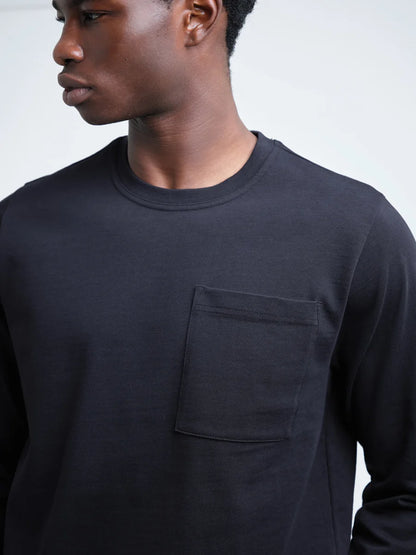 Oliver Spencer | T-Shirt à manches longues "Parton" - Noir