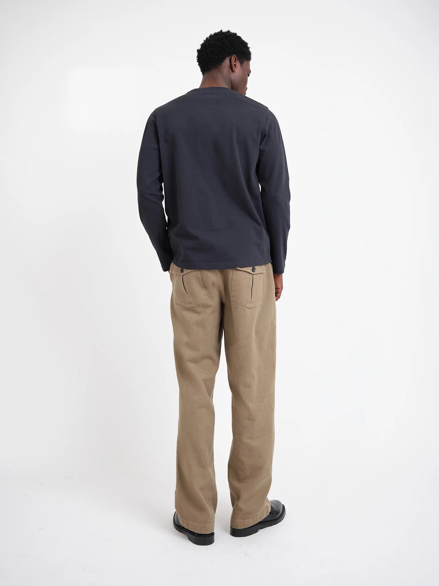 Oliver Spencer | T-Shirt à manches longues "Parton" - Bleu marin