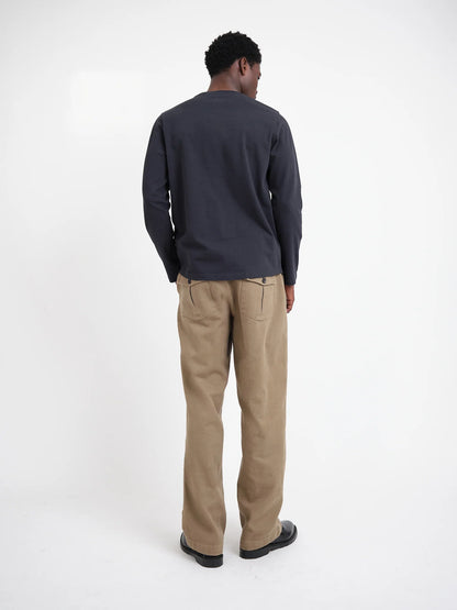 Oliver Spencer | T-Shirt à manches longues "Parton" - Bleu marin