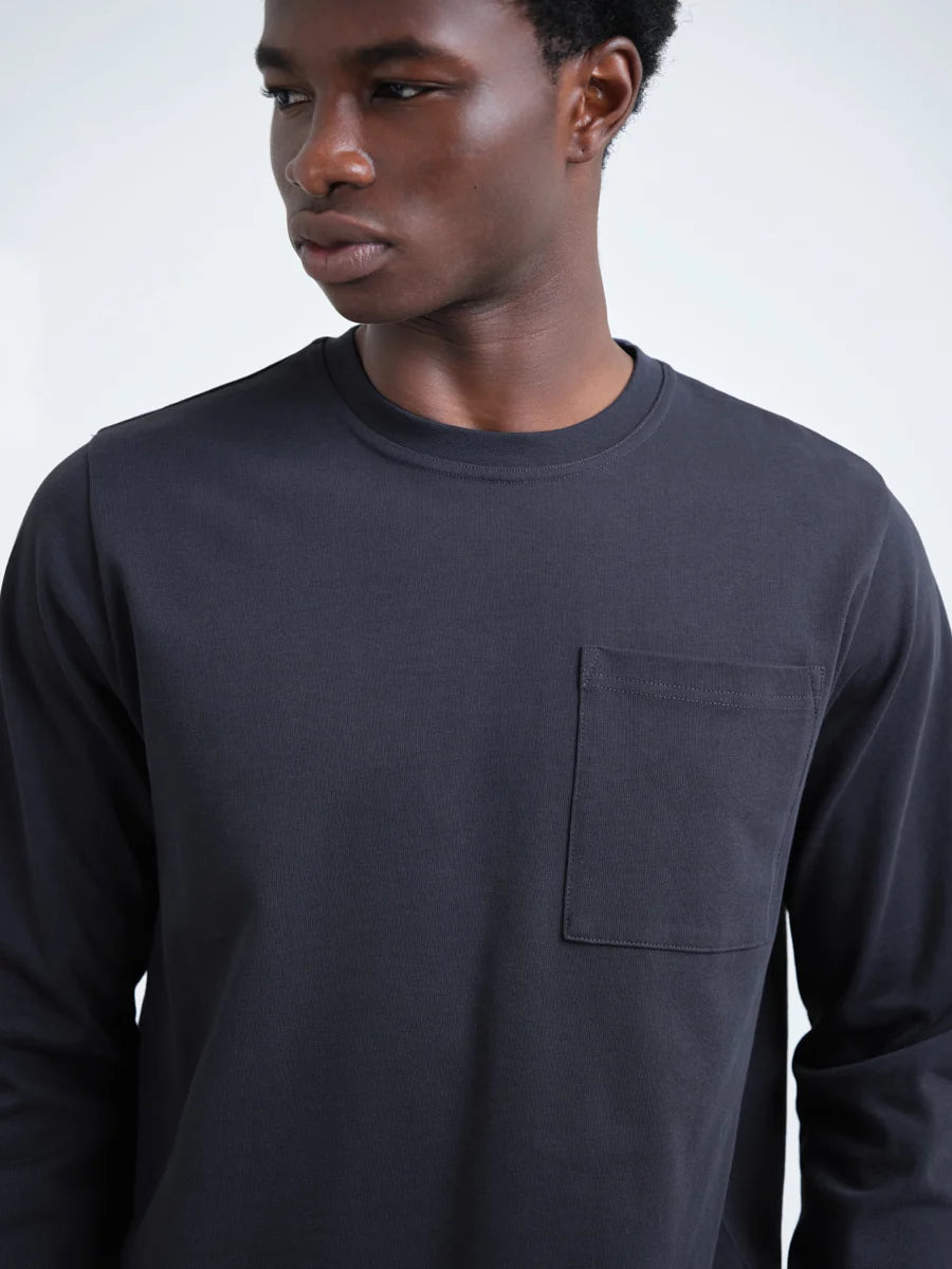 Oliver Spencer | T-Shirt à manches longues "Parton" - Bleu marin
