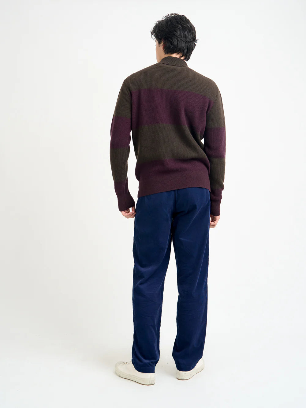 Oliver Spencer | Polo tricoté Wren Paxton - Marron/Violet