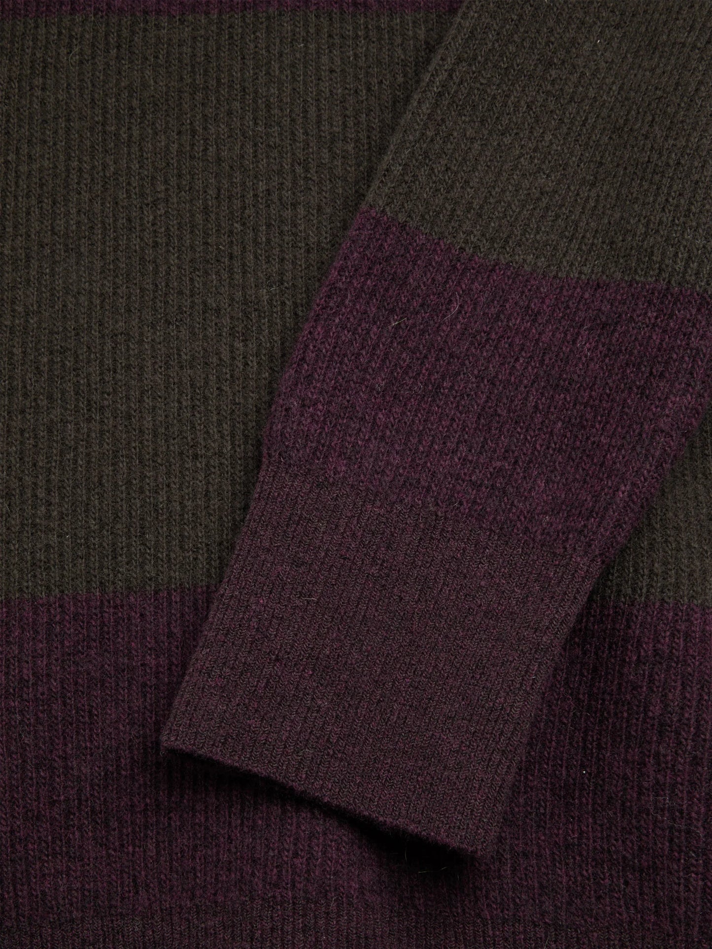 Oliver Spencer | Polo tricoté Wren Paxton - Marron/Violet
