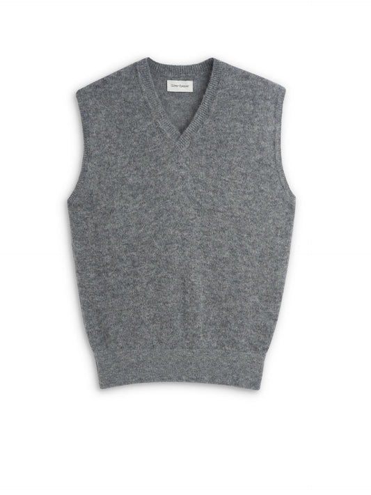 Oliver Spencer | Gilet à col en V Graves - Gris moyen