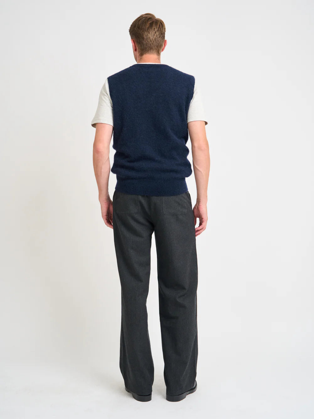 Oliver Spencer | Gilet à col en V Graves - Rosen Navy