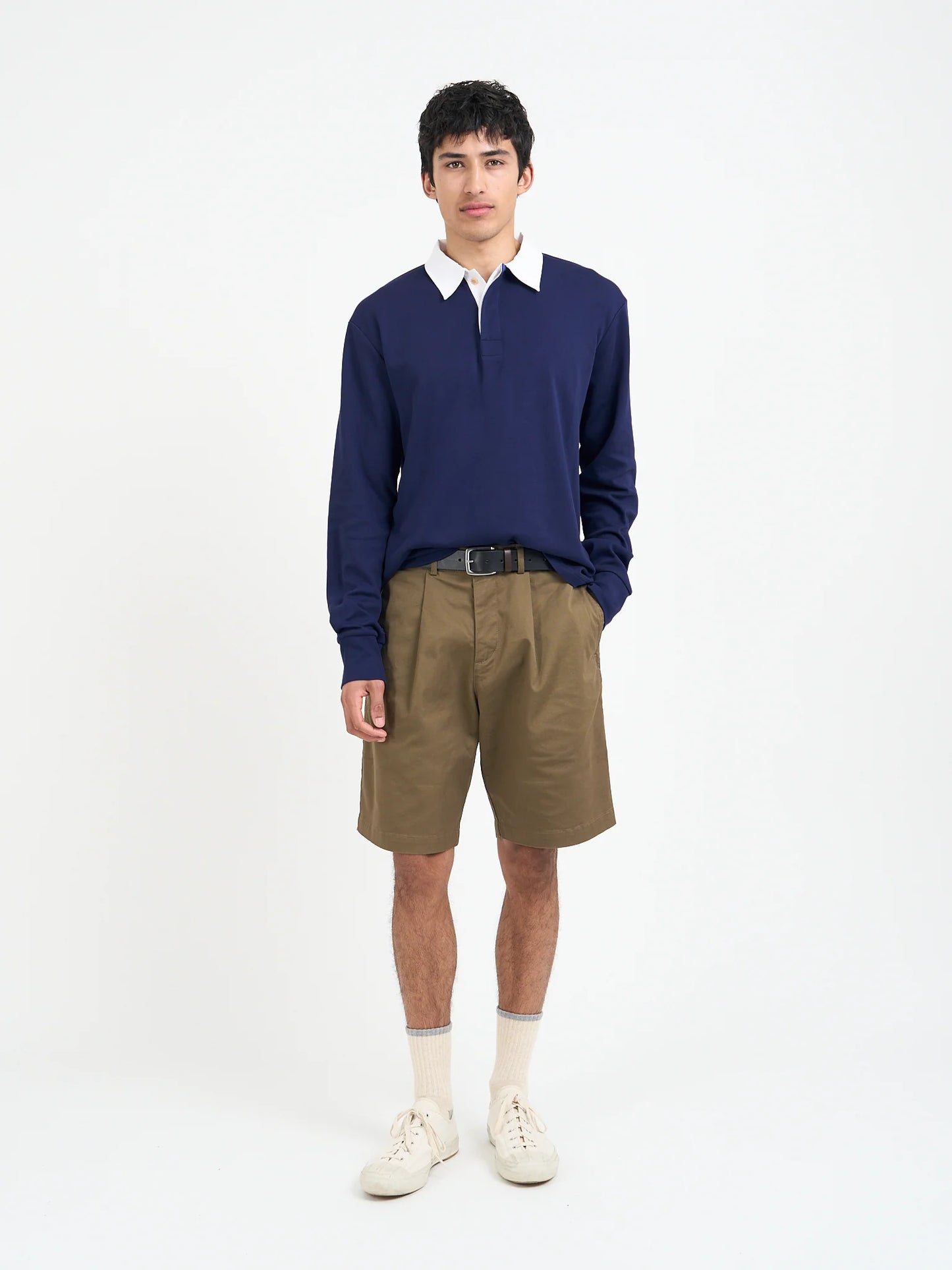Oliver Spencer | Haut de rugby à manches longues - Bleu Indigo