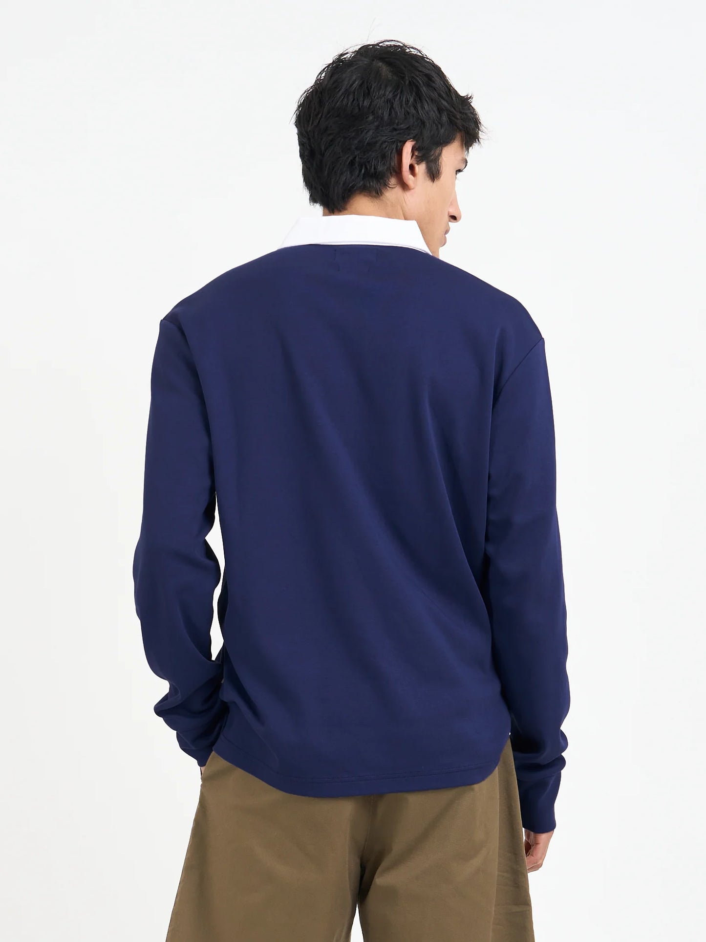 Oliver Spencer | Haut de rugby à manches longues - Bleu Indigo