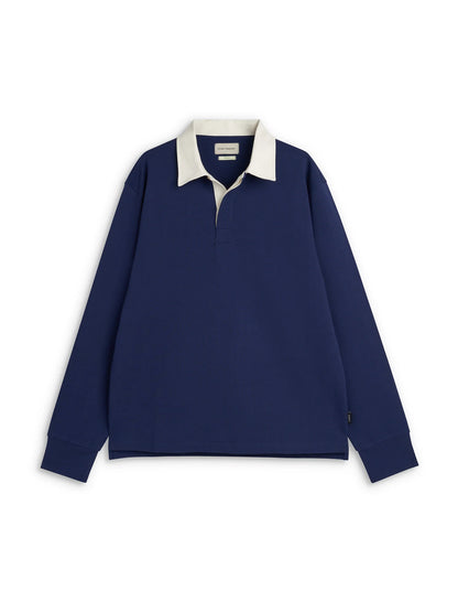 Oliver Spencer | Haut de rugby à manches longues - Bleu Indigo