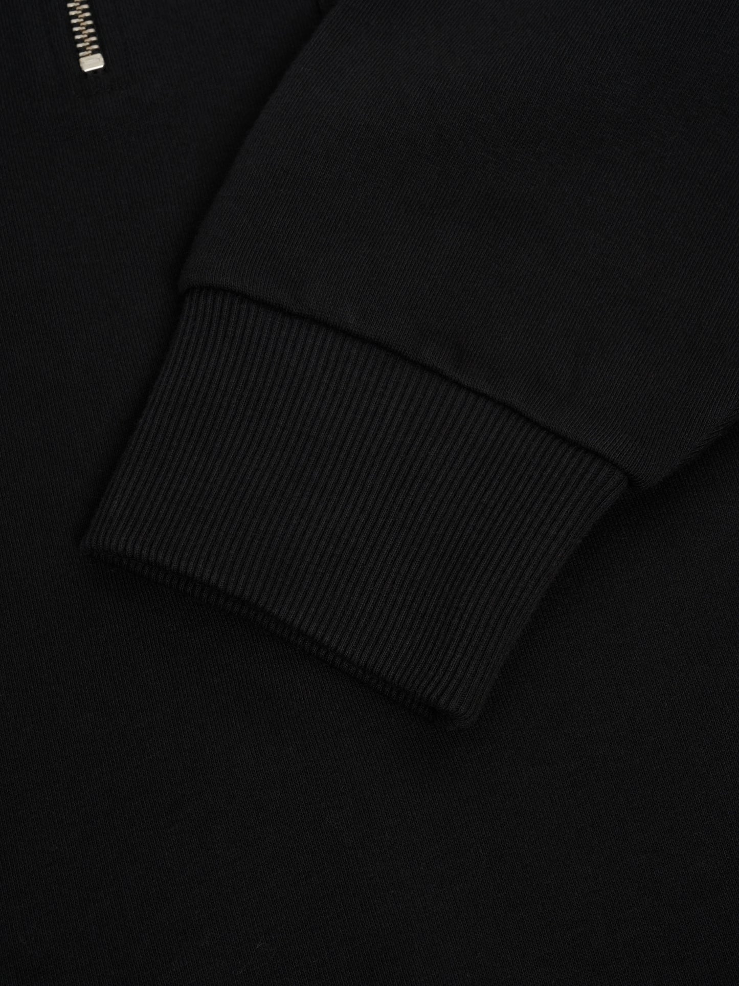 Oliver Spencer | Pull à zip un quart Harker "Lorimer" - Noir
