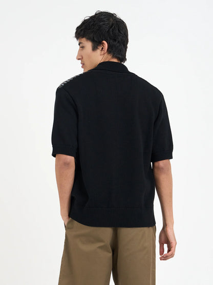 Oliver Spencer | Chemise à manches courtes "Ayrton Multi" - Noir