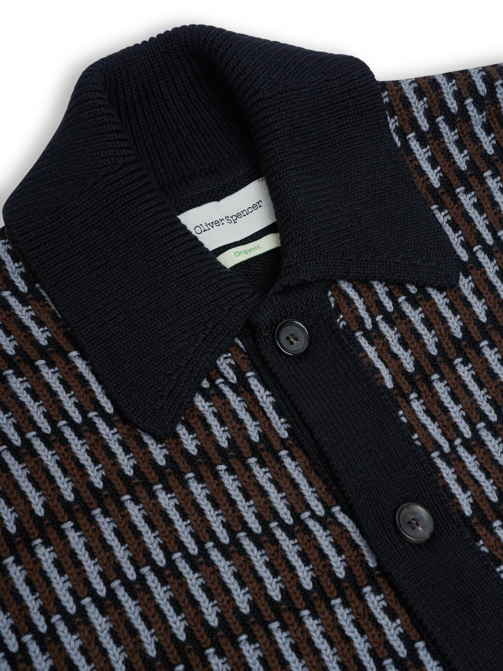 Oliver Spencer | Chemise à manches courtes "Ayrton Multi" - Noir