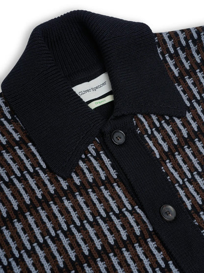Oliver Spencer | Chemise à manches courtes "Ayrton Multi" - Noir