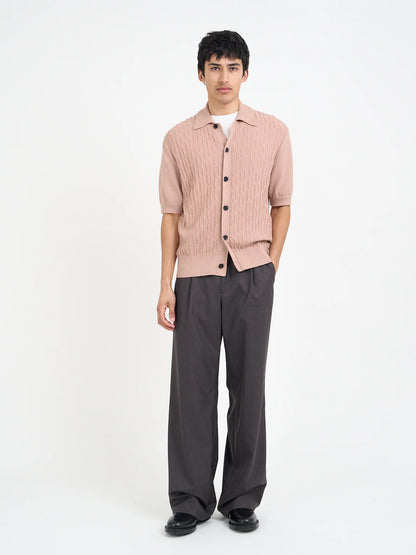 Oliver Spencer | Chemise à manches courtes "Rossell" - Rose
