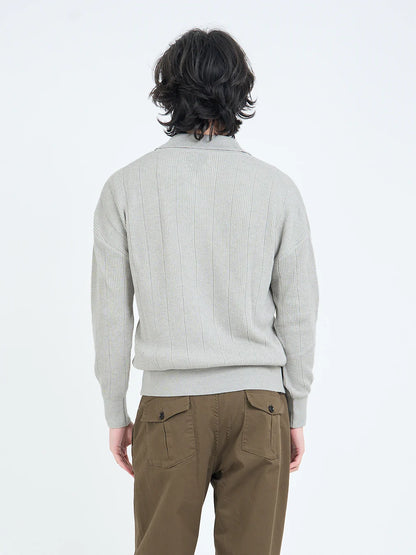 Oliver Spencer | Pull à demi-zip "Brice" - Gris